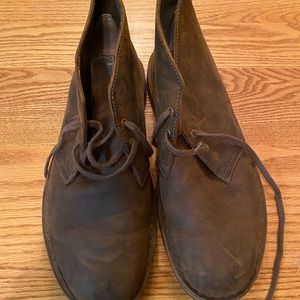 Clark Brown leather shoes